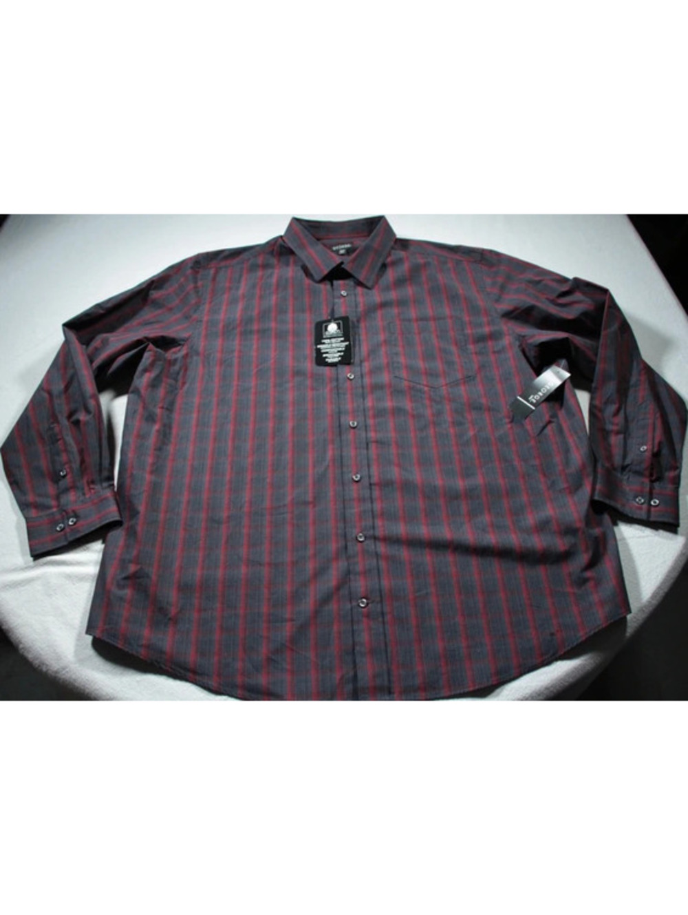 Men's George Long Sleeve Button Down Collared Shirt 3XL NWT